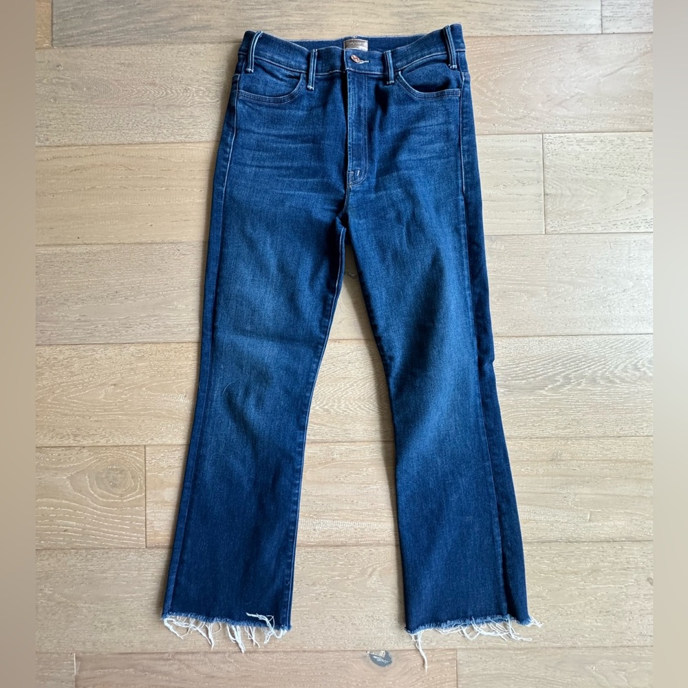 Mother The Hustler Ankle Fray Denim - Size 29